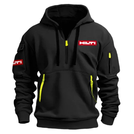 Hilti Exclusive Logo Hoodie Half Zipper Carpenter Fans Loves QTCAP020125A02HIL