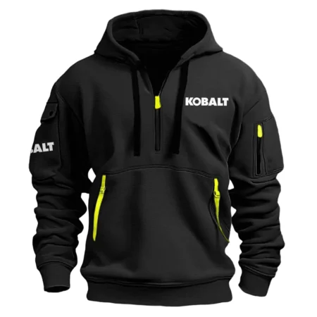 Kobalt Exclusive Logo Hoodie Half Zipper Carpenter Fans Loves QTCAP020125A02KO