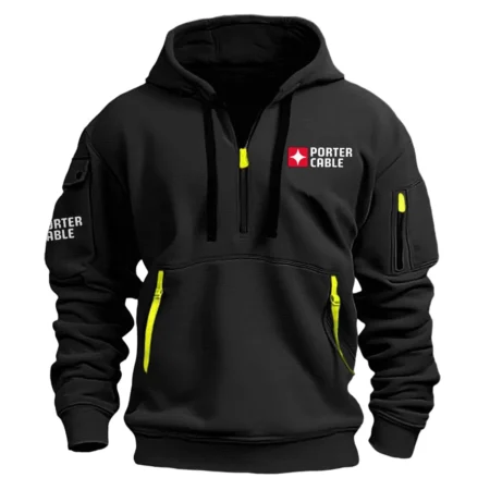 Porter-Cable Exclusive Logo Hoodie Half Zipper Carpenter Fans Loves QTCAP020125A02PC