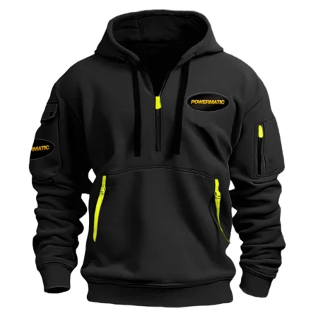 Powermatic Exclusive Logo Hoodie Half Zipper Carpenter Fans Loves QTCAP020125A02PO