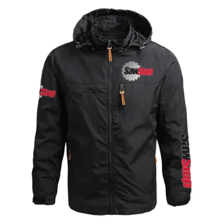 SawStop Exclusive Logo Waterproof Outdoor Jacket Carpenter QTCAP311224A2SAW