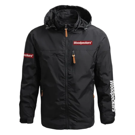 Woodpeckers Exclusive Logo Waterproof Outdoor Jacket Carpenter QTCAP311224A2WO