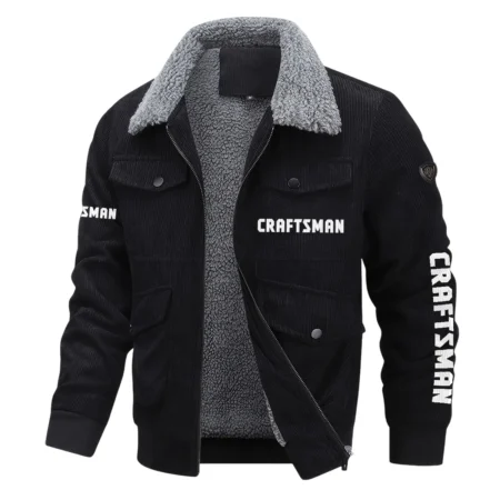 Craftsman Exclusive LogoThickened Corduroy Jacket Carpenter QTCAP020125A01CRA