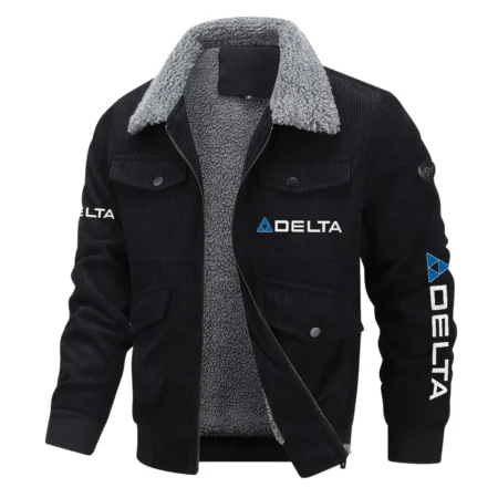 Delta Power Equipment Exclusive LogoThickened Corduroy Jacket Carpenter QTCAP020125A01DPE