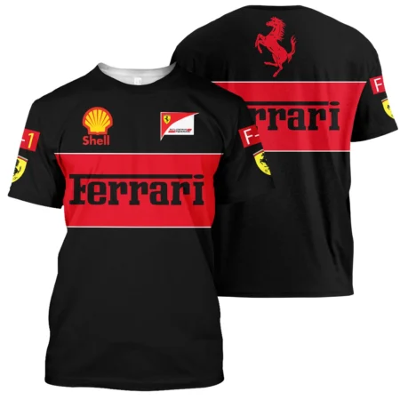Scuderia Ferrari Racing F1 T-Shirt All Over Prints BLF1R25325ATS