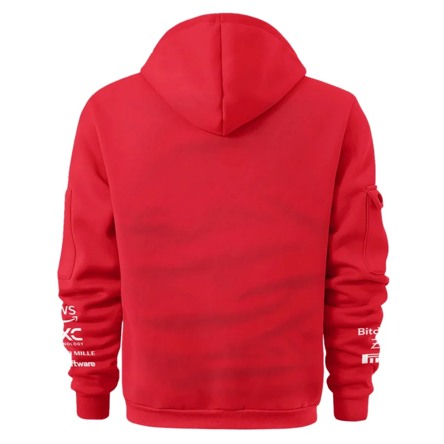 Scuderia Ferrari Racing F1 Exclusive Logo Hoodie Half Zip BLF1R19325A33HZ