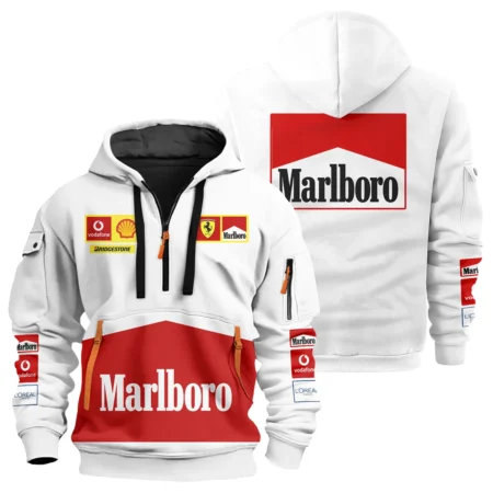 Scuderia Ferrari Racing F1 Exclusive Logo Hoodie Half Zip BLF1R26325A3HZ