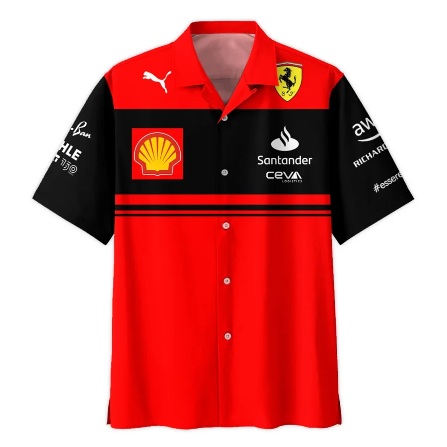 Scuderia Ferrari Racing F1 Hawaiian Shirt All Over Prints BLF1R19325A1HW