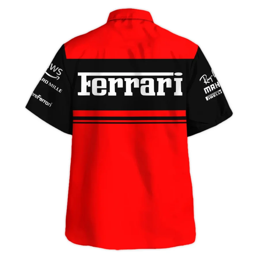 Scuderia Ferrari Racing F1 Hawaiian Shirt All Over Prints BLF1R19325A1HW