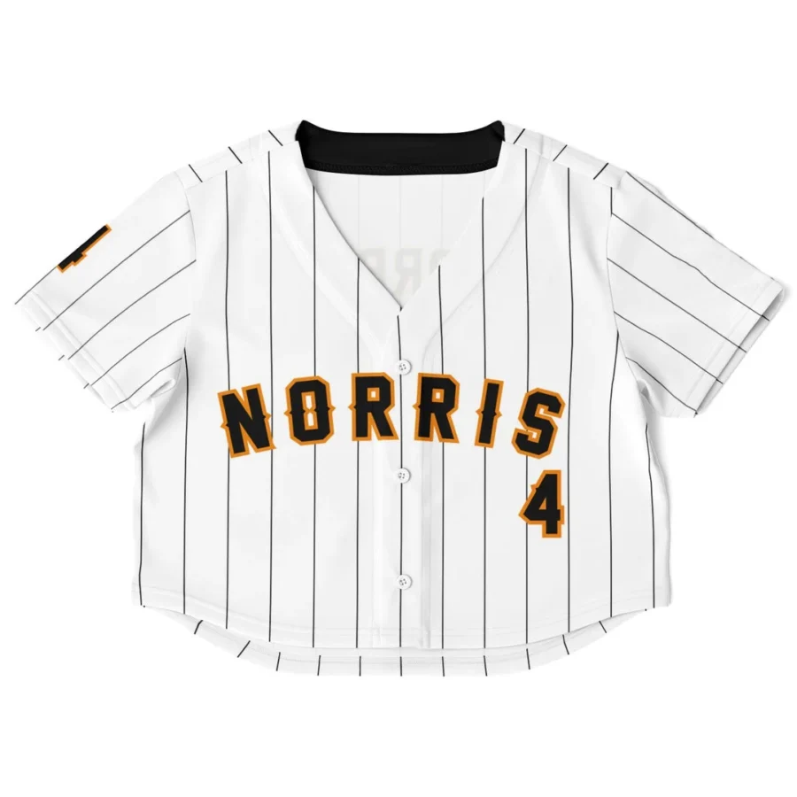 Norris - Pinstripe - McLaren F1 Crop Top Jerseys BLNR16425A19CTJS