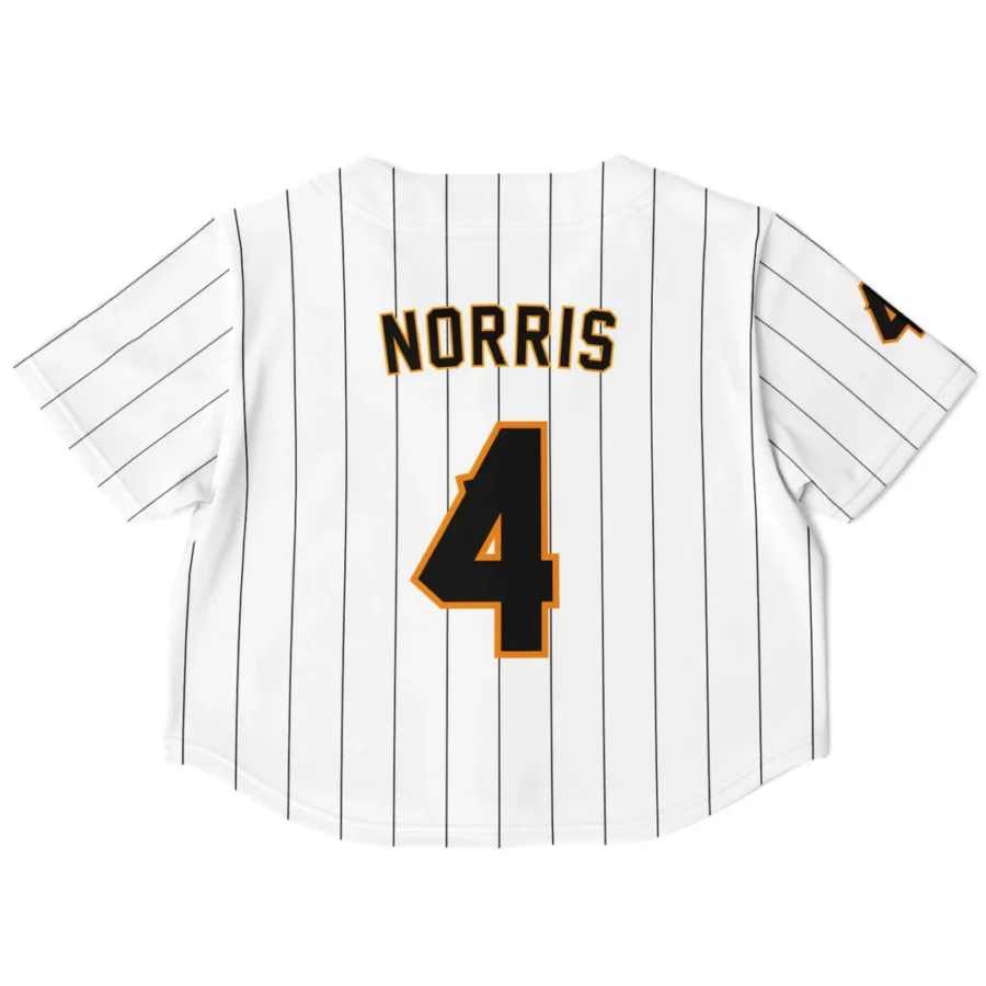 Norris - Pinstripe - McLaren F1 Crop Top Jerseys BLNR16425A19CTJS