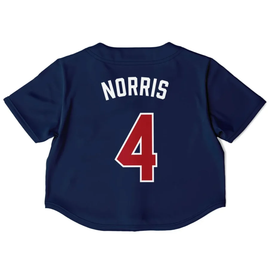 Norris - USA GP - McLaren F1 Crop Top Jerseys BLNR16425A23CTJS