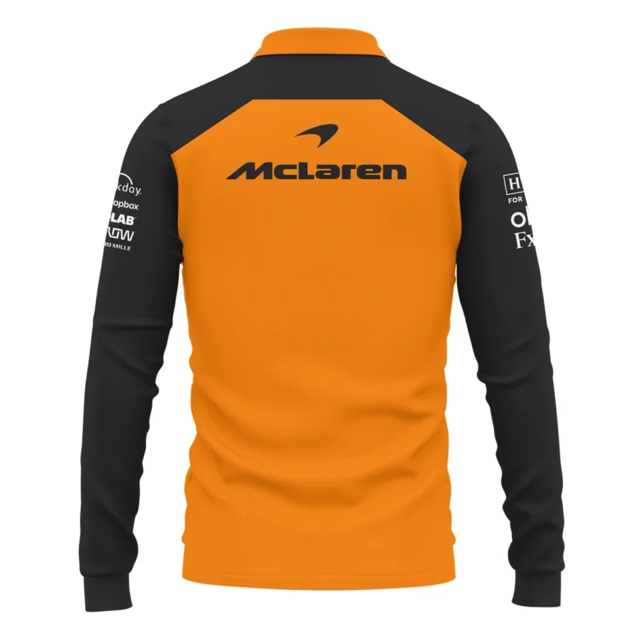 McLaren Formula One Exclusive Logo Long Polo Shirt BLF1290325A5MCLLPL