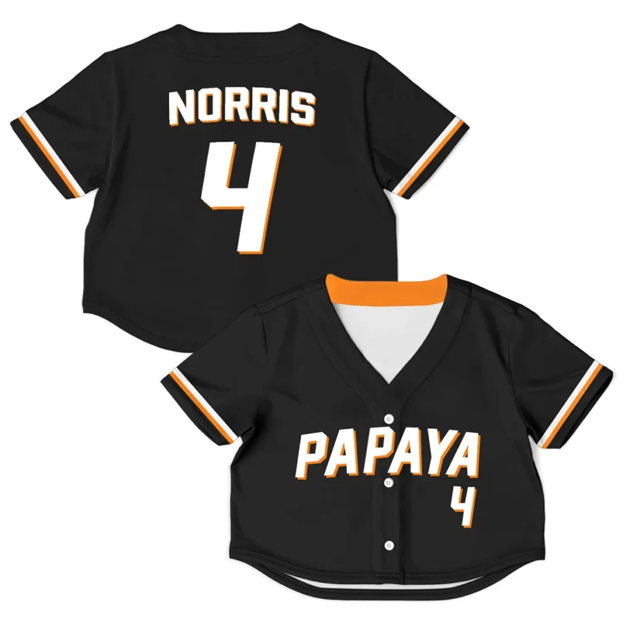 Norris - Phantom Papaya - McLaren F1 Crop Top Jerseys BLNR16425A18CTJS