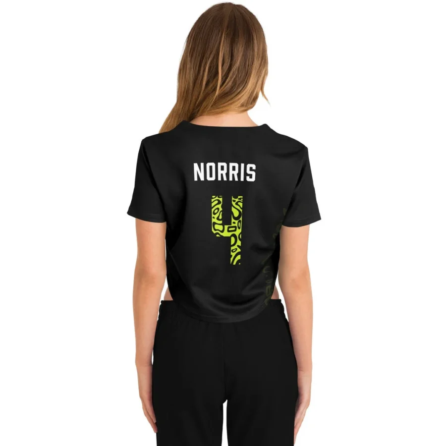 Norris - Fluro Helmet Black - McLaren F1 Crop Top Jerseys BLNR16425A2CTJS