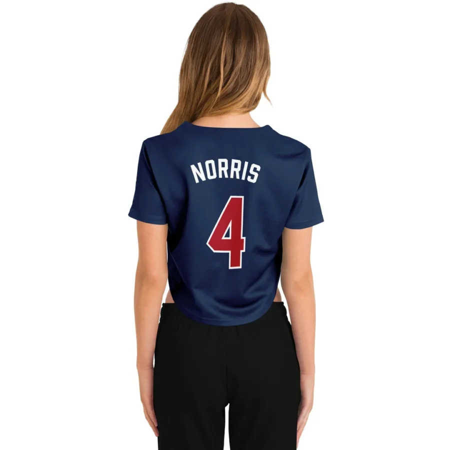Norris - USA GP - McLaren F1 Crop Top Jerseys BLNR16425A23CTJS