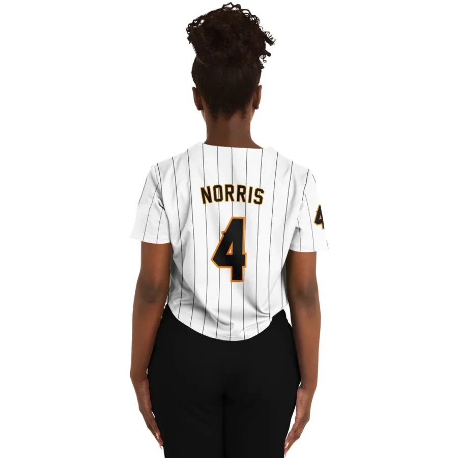 Norris - Pinstripe - McLaren F1 Crop Top Jerseys BLNR16425A19CTJS