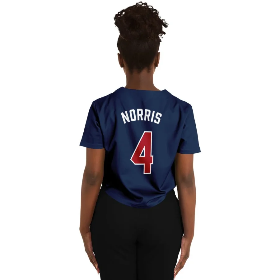 Norris - USA GP - McLaren F1 Crop Top Jerseys BLNR16425A23CTJS