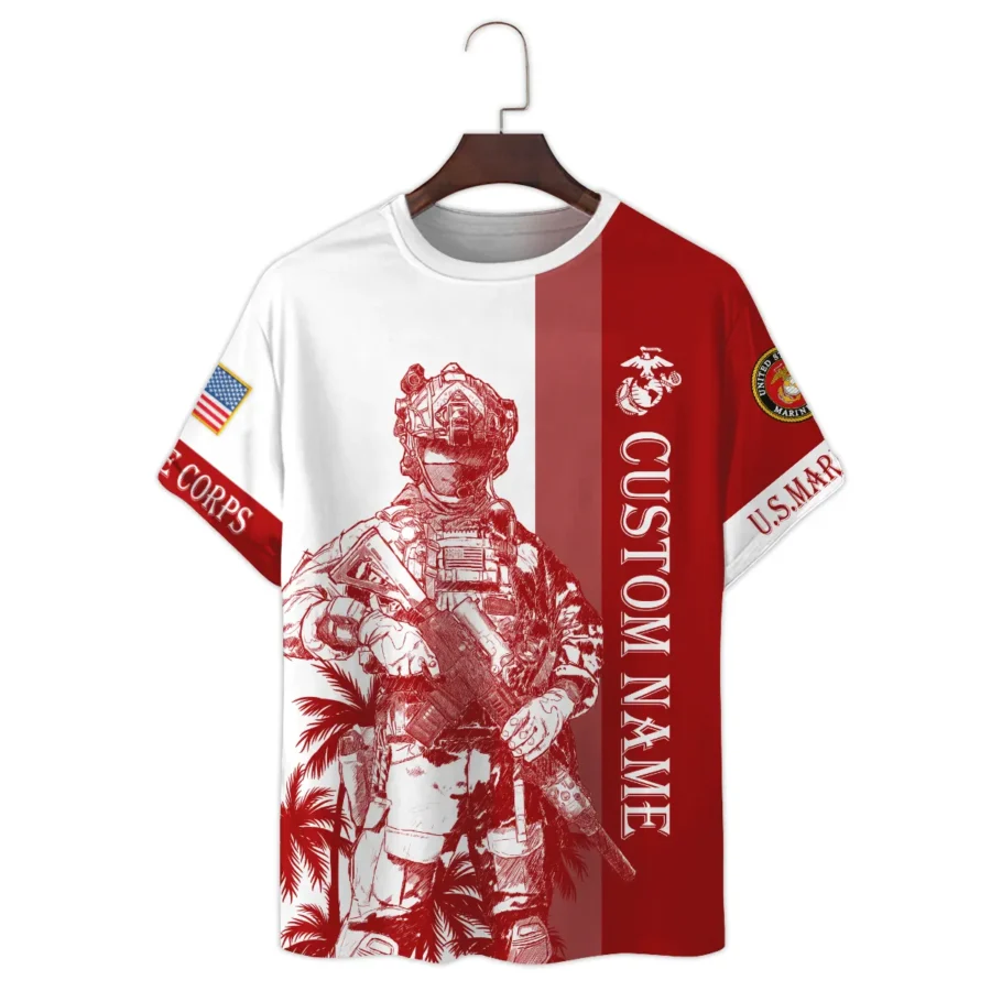 U.S. Marine Corps - T-Shirt - BLVTR070624A04MCTS