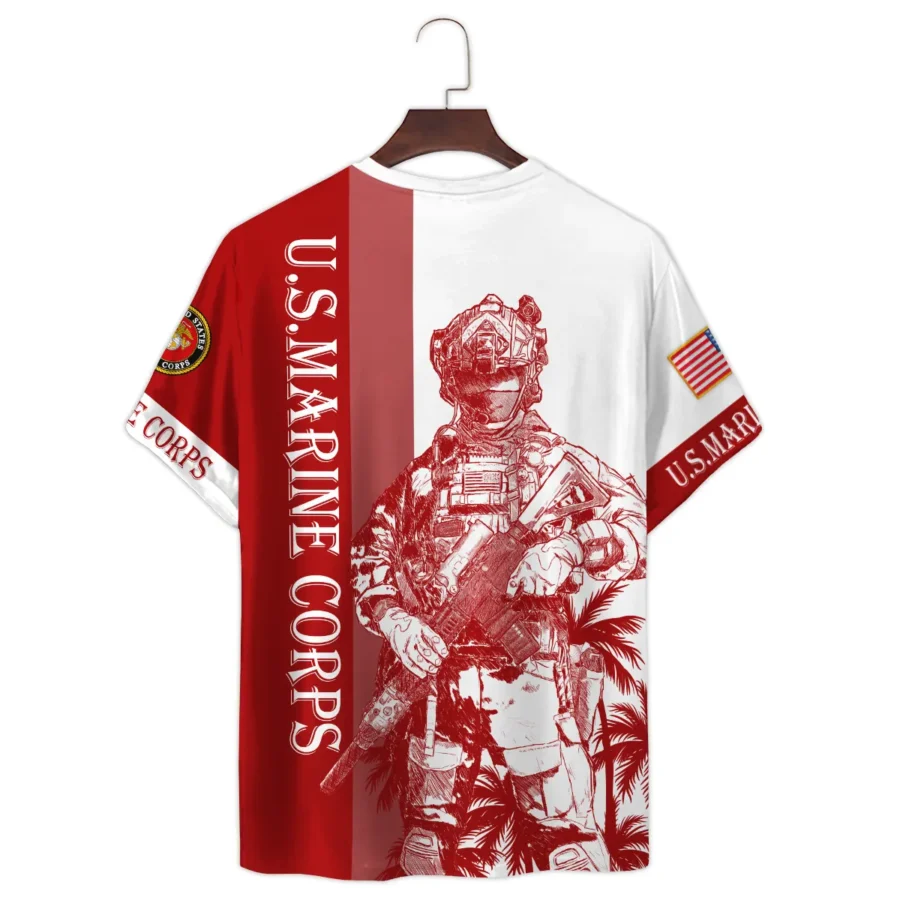 U.S. Marine Corps - T-Shirt - BLVTR070624A04MCTS