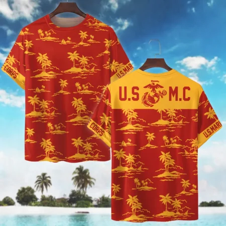 U.S. Marine Corps - T-Shirt - BLVTR100524A01MC10TS U.S. Marine Corps - T-Shirt - BLVTR100524A01MC10TS