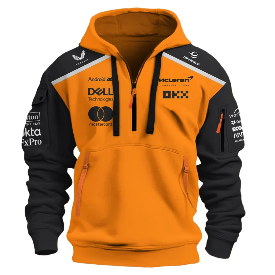 McLaren Formula One Exclusive Logo Hoodie Half Zipper BLF1290325A5MCLHDF
