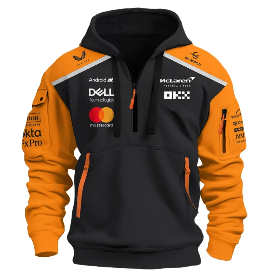 McLaren Formula One Exclusive Logo Hoodie Half Zipper BLF1290325A6MCLHDF
