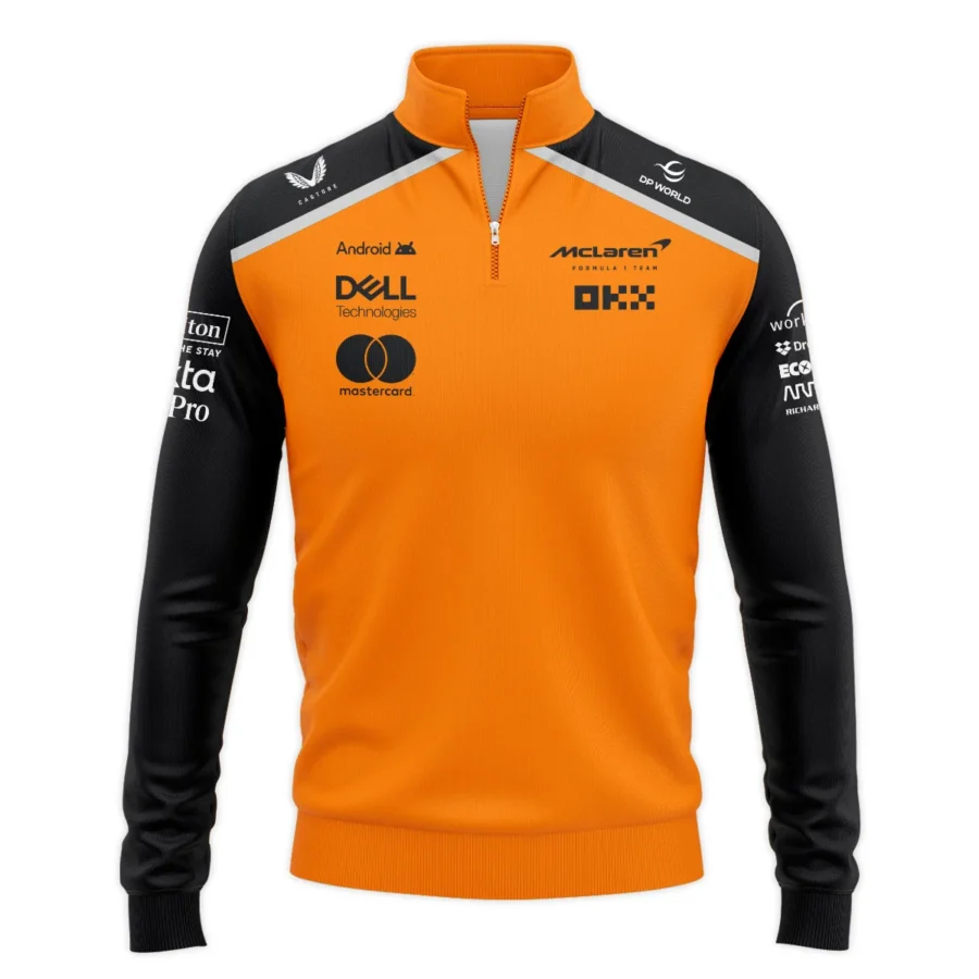 McLaren Formula One Exclusive Logo Quarter-Zip Sweatshirt BLF1290325A5MCLQZS