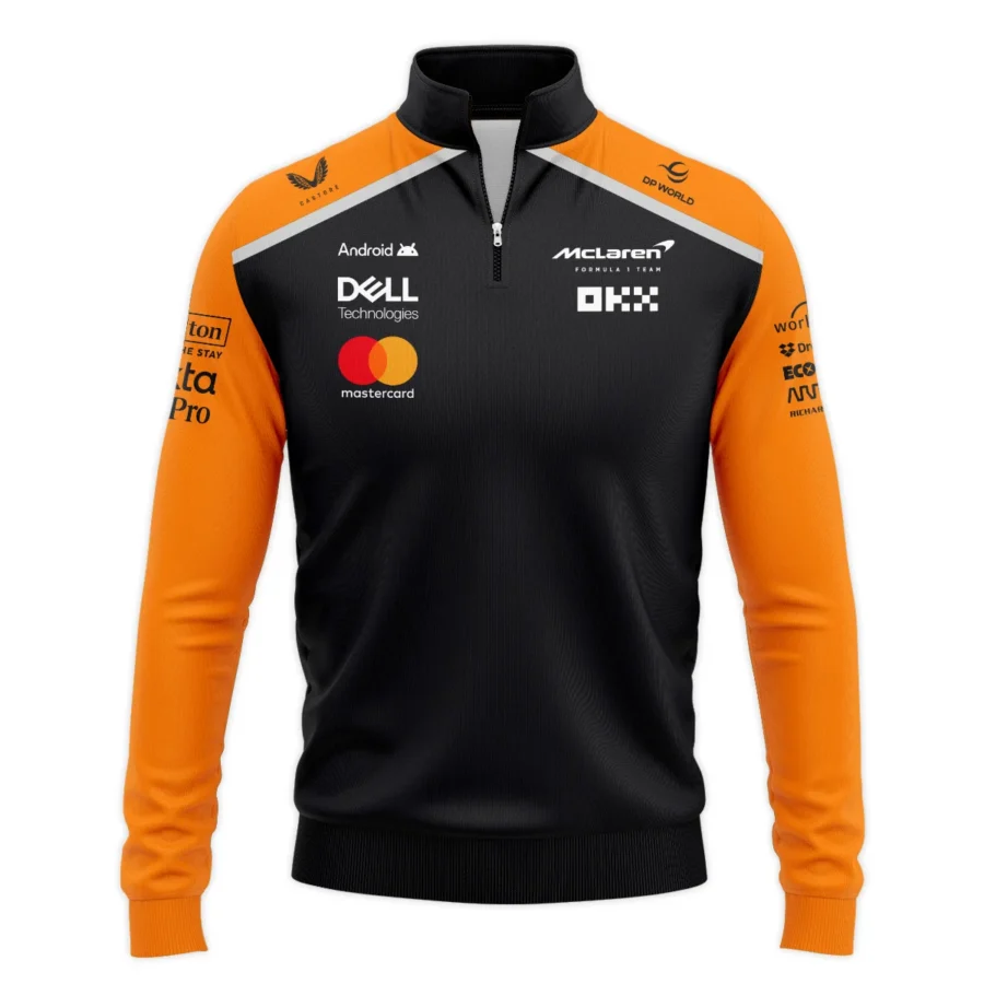 McLaren Formula One Exclusive Logo Quarter-Zip Sweatshirt BLF1290325A6MCLQZS