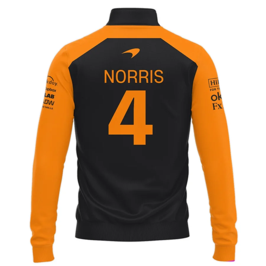 Lando Norris McLaren Formula One Exclusive Logo Quarter-Zip Sweatshirt BLF1290325A2MCLQZS