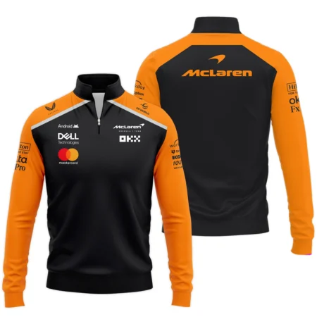 McLaren Formula One Exclusive Logo Quarter-Zip Sweatshirt BLF1290325A6MCLQZS McLaren Formula One Exclusive Logo Quarter-Zip Sweatshirt BLF1290325A6MCLQZS