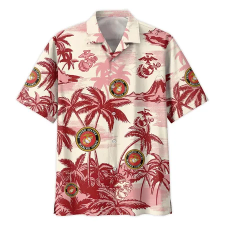 U.S. Marine Corps - Hawaiian Shirt - BLVTR030524A02MCHW