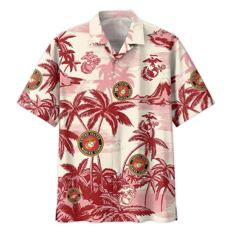 U.S. Marine Corps - Hawaiian Shirt - BLVTR030524A02MCHW