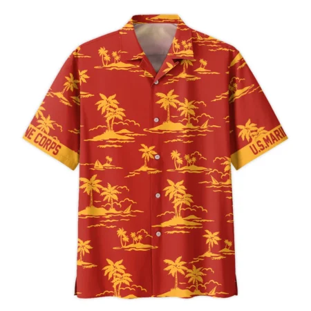 U.S. Marine Corps - Hawaiian Shirt - BLVTR100524A01MC10HW