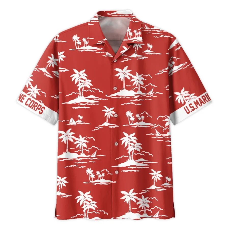 U.S. Marine Corps - Hawaiian Shirt - BLVTR100524A01MC2HW