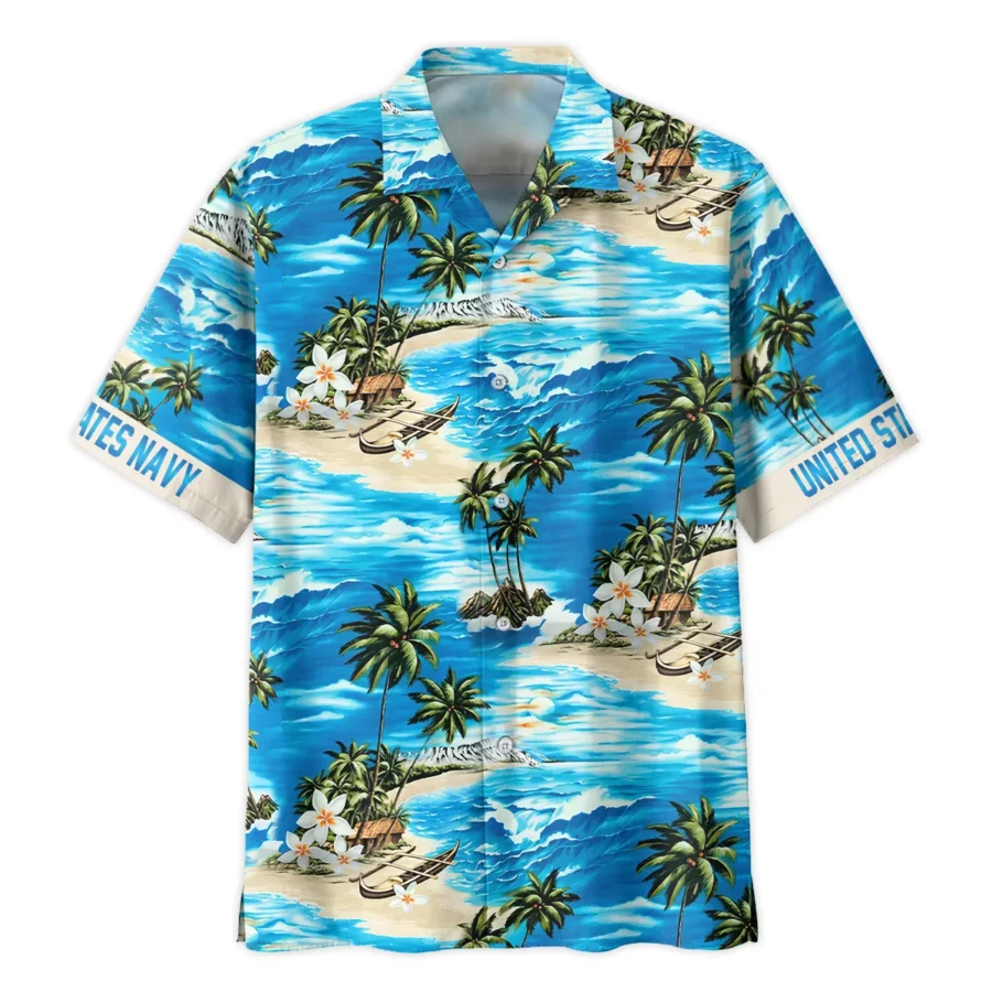 U.S. Navy - Hawaiian Shirt - BLVTR110524A01NVHW