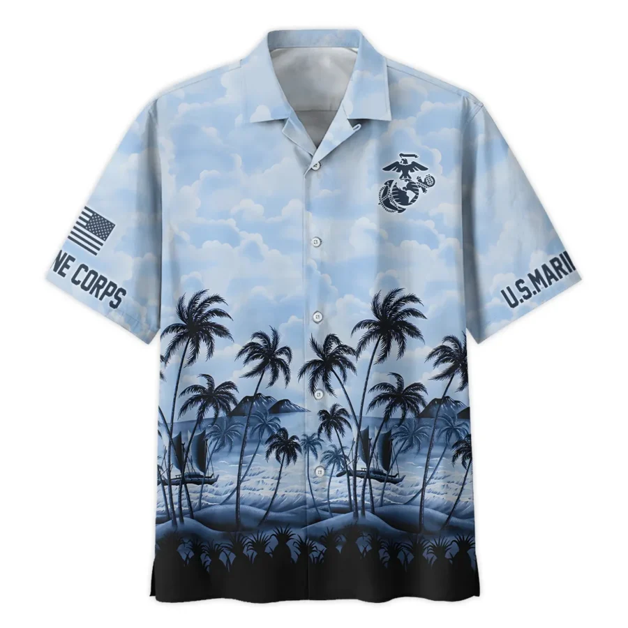 U.S. Marine Corps - Hawaiian Shirt - BLVTR180524A01MCHW