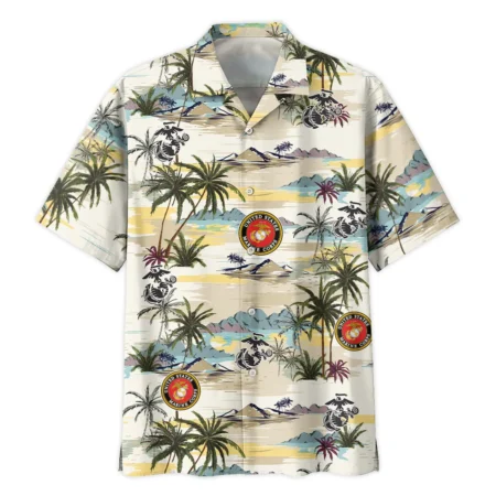 U.S. Marine Corps - Hawaiian Shirt - BLVTR260424A02MCHW