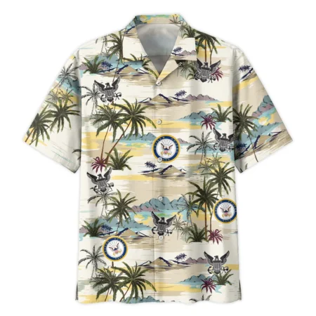 U.S. Navy - Hawaiian Shirt - BLVTR260424A02NVHW