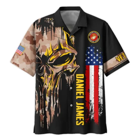 U.S. Marine Corps - Hawaiian Shirt - BLVTR290524A03MCHW