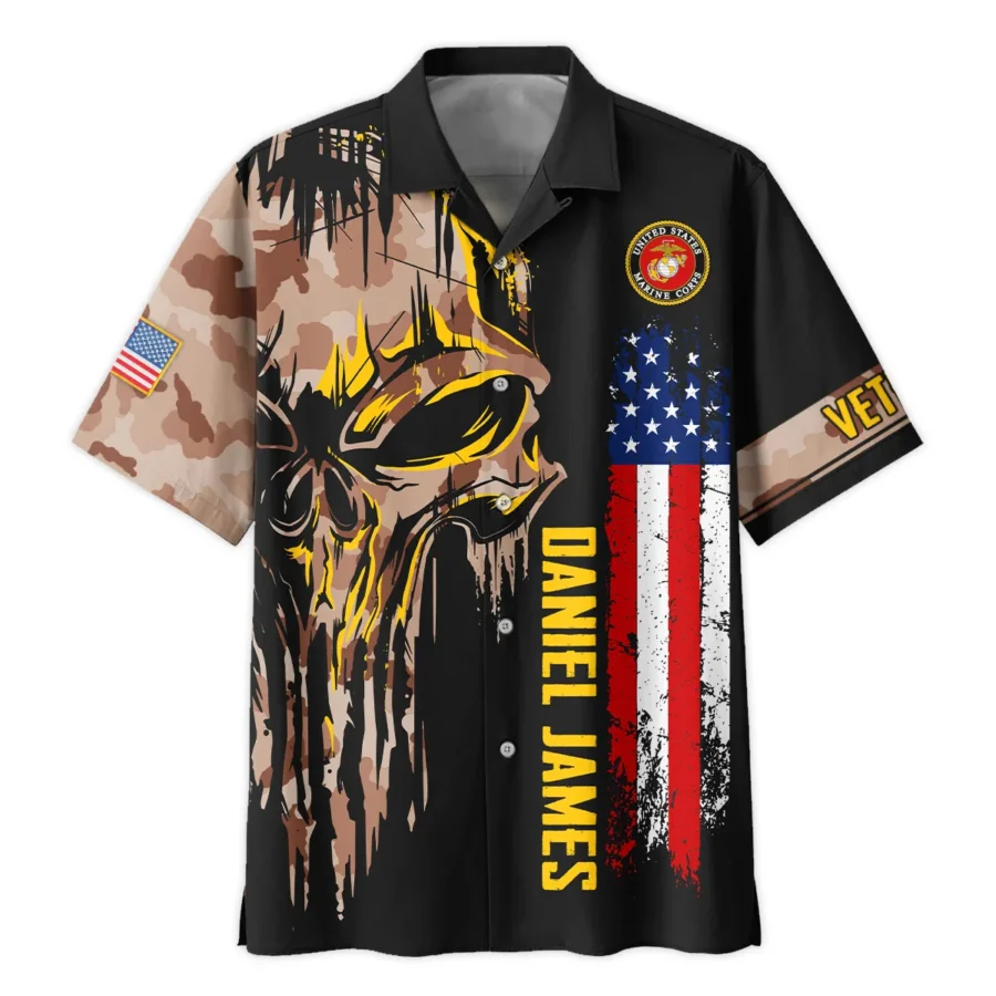 U.S. Marine Corps - Hawaiian Shirt - BLVTR290524A03MCHW