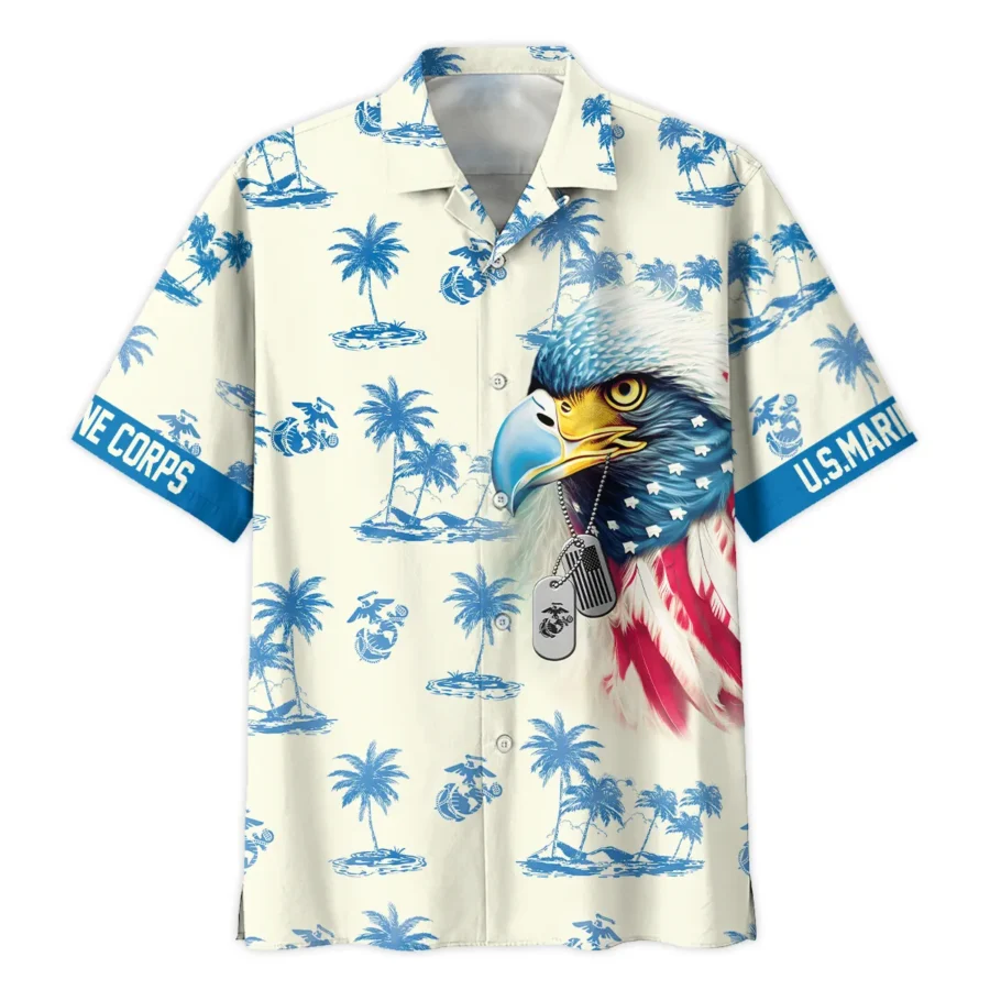 U.S. Marine Corps - Hawaiian Shirt - BLVTR290524A04MC1HW