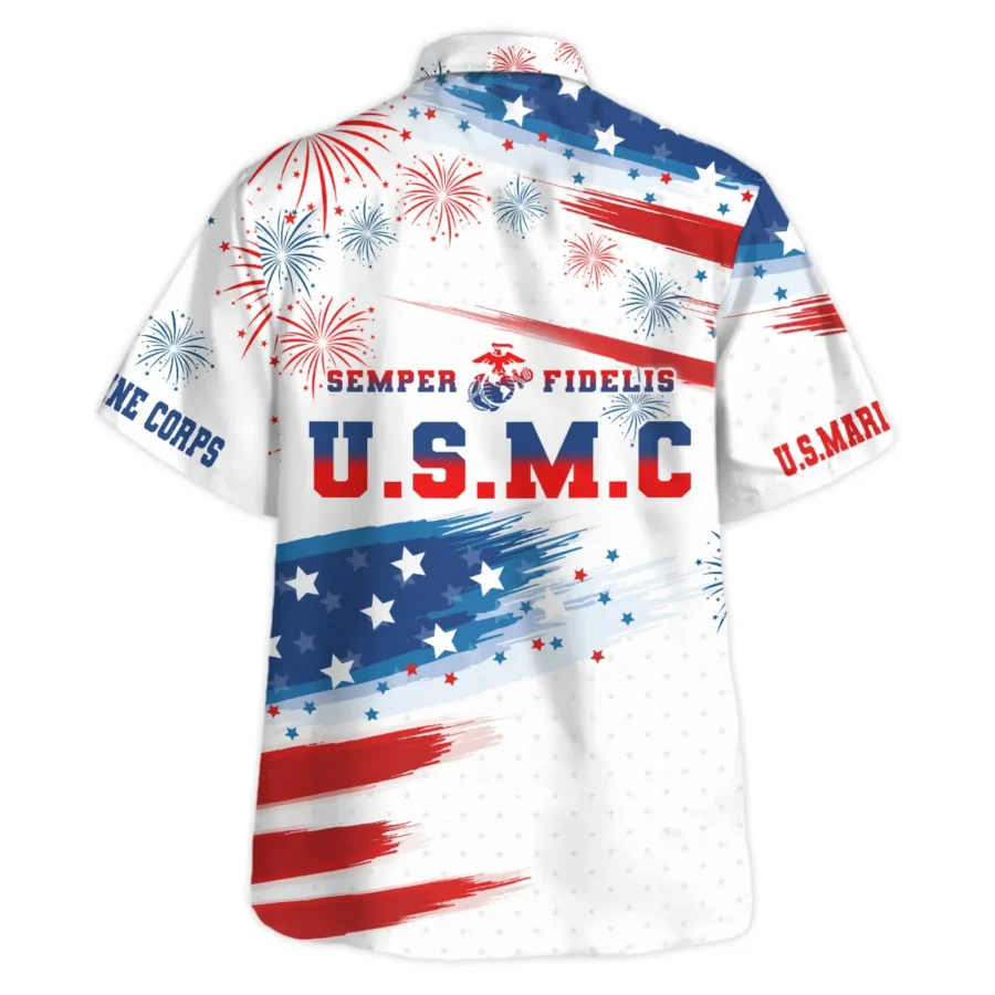 U.S. Marine Corps - Hawaiian Shirt - BLVTR080524A01MCHW