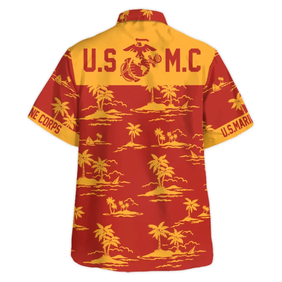 U.S. Marine Corps - Hawaiian Shirt - BLVTR100524A01MC10HW