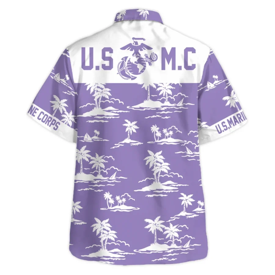 U.S. Marine Corps - Hawaiian Shirt - BLVTR100524A01MC4HW