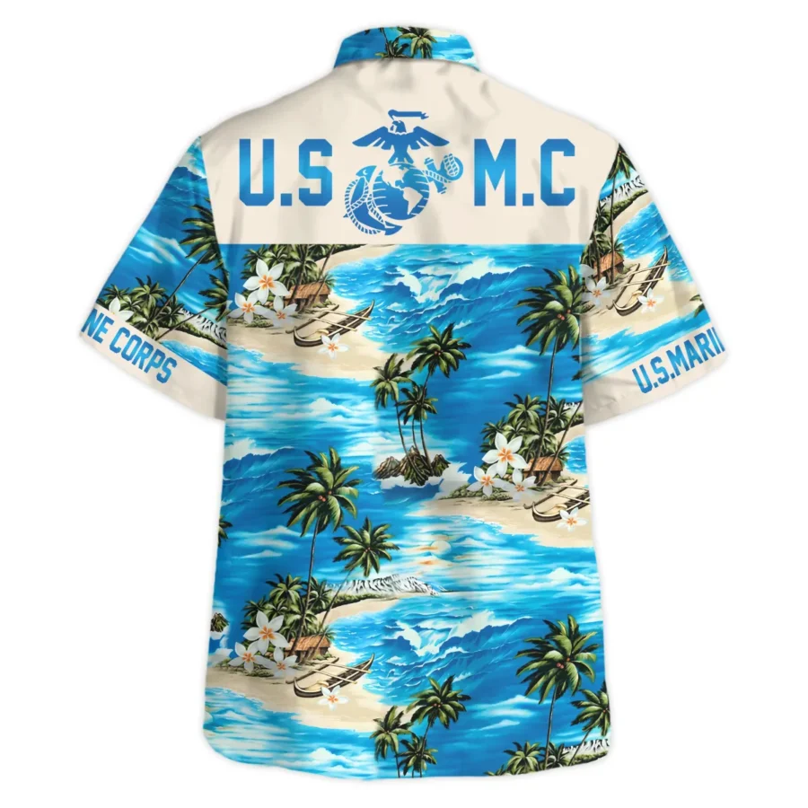U.S. Marine Corps - Hawaiian Shirt - BLVTR110524A01MCHW