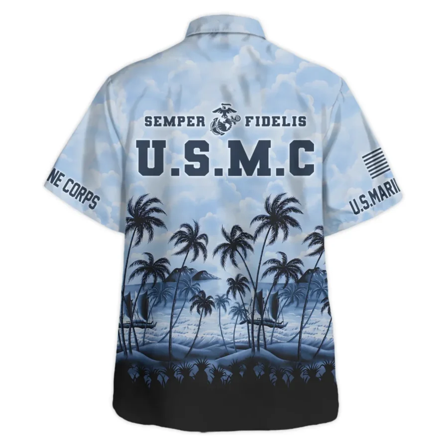 U.S. Marine Corps - Hawaiian Shirt - BLVTR180524A01MCHW