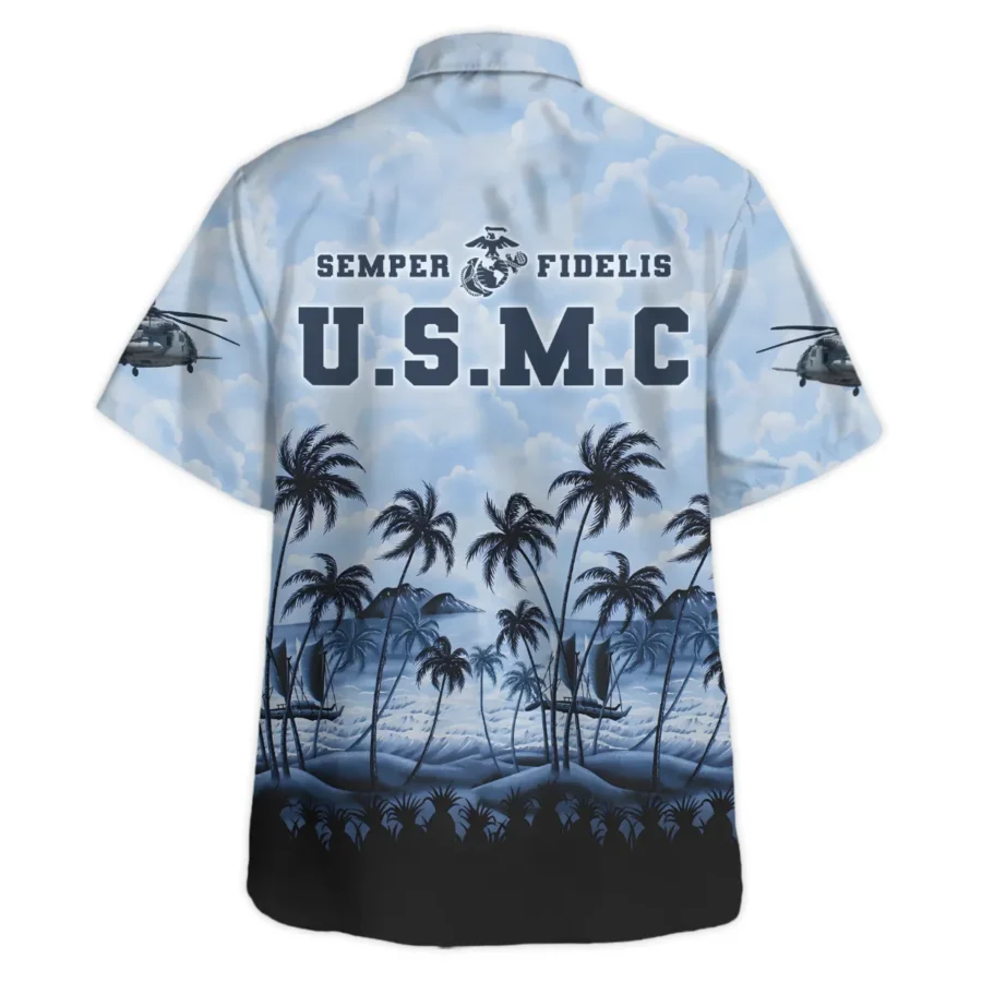 U.S. Marine Corps - Hawaiian Shirt - BLVTR180524A01MC4HW