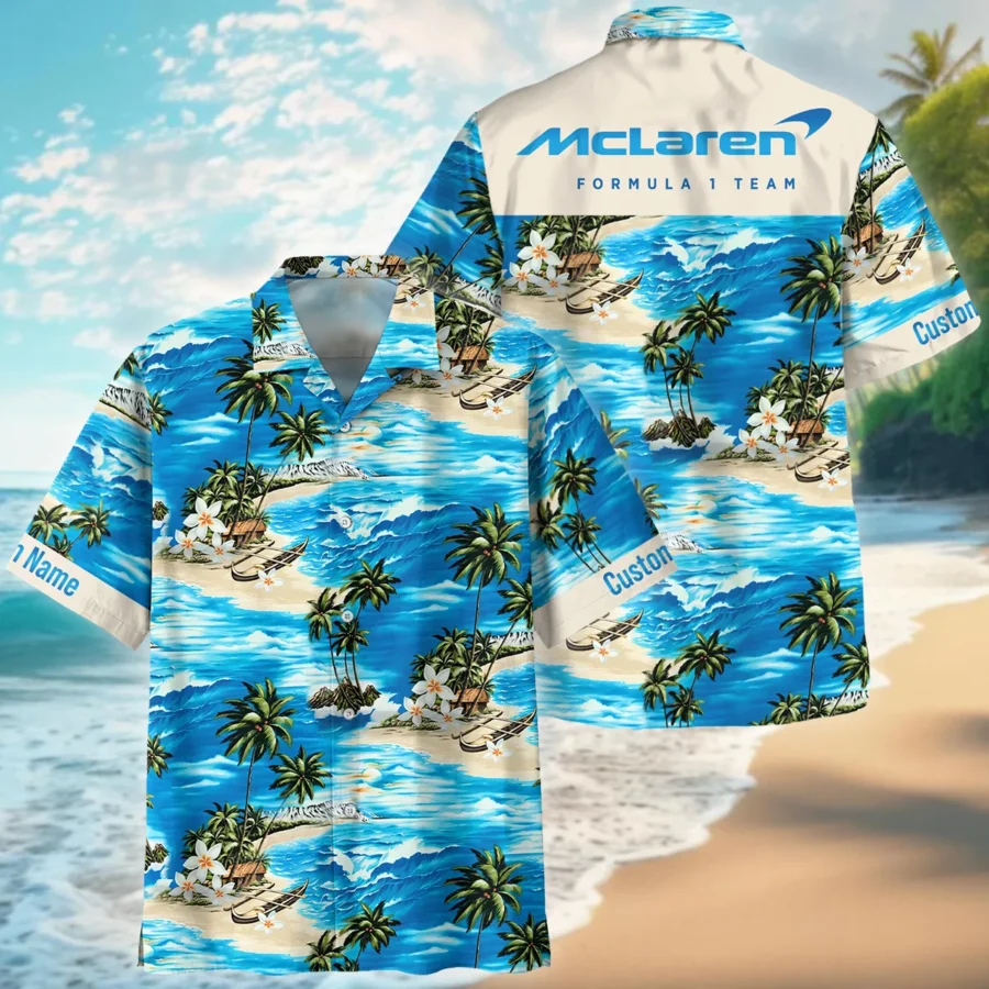 Beachside Speed McLaren F1 Paradise Hawaiian Shirt BL300475A2HW