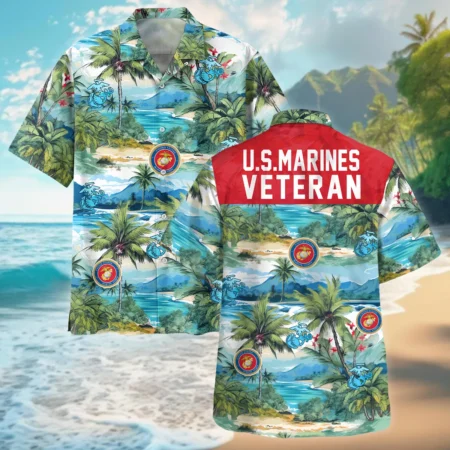U.S. Marine Corps - Hawaiian Shirt - BLVTR030524A01MCHW